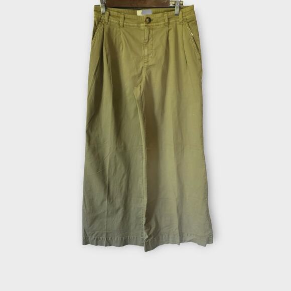 NWT Anthropologie Wide-Leg Pleated Pants - Size 6 - Picture 7 of 7